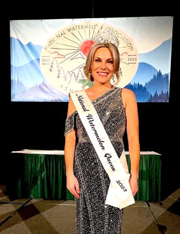 Shelby County resident, Olivia Johnson, won the title of National Watermelon Queen Feb. 25-26 in Asheville, North Carolina at the 108th Annual National Watermelon Convention. 