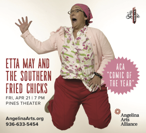 ANGELINA ARTS BRINGS AMERICAN COMEDY AWARDS  “COMIC OF THE YEAR” TO LUFKIN
