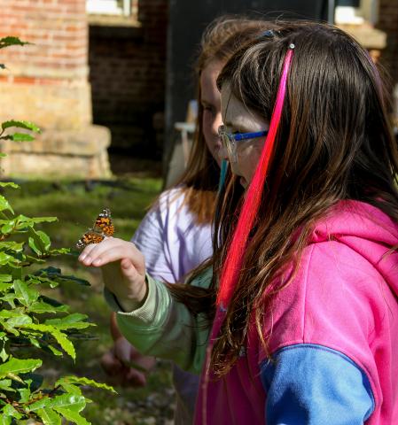 Butterfly Release on the Square: National Child Abuse Prevention Month 