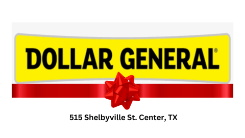 DOLLAR GENERAL NOW OPEN IN CENTER