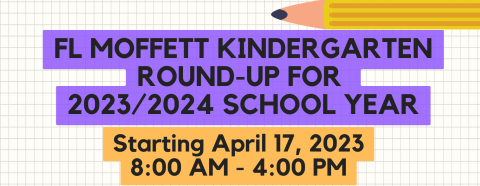 Kindergarten Round-Up Begins Next Week!