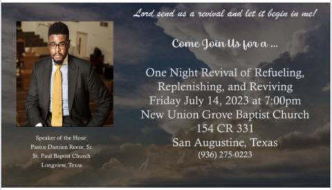 New Union Grove Baptist Church