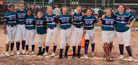 The Shelby County 15U All-Star team