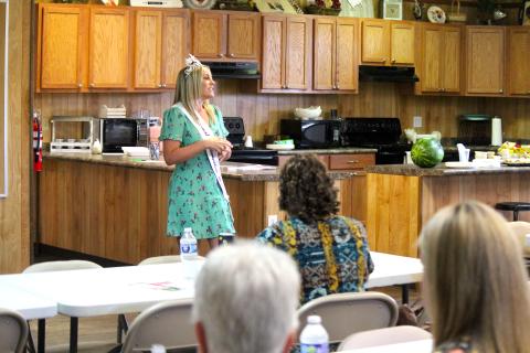 National Watermelon Queen speaks at July Lunch and Learn