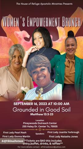 Women's Empowerment Brunch with House of Refuge Apostolic Ministries