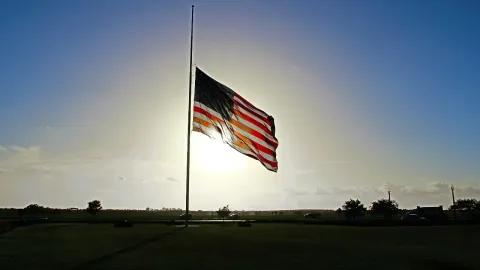 Flags at half-staff in honor of Senator Dianne Feinstein