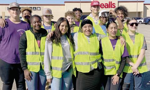 Riders 4 Christ Club performs community cleanup program