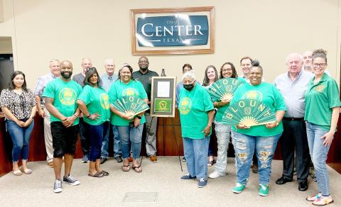 Blount family members were presented with a proclamation from the Center City Council in honor of their 50th family reunion. Zack Clark | Light and Champion