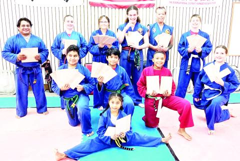 Self Defense America students earn belts