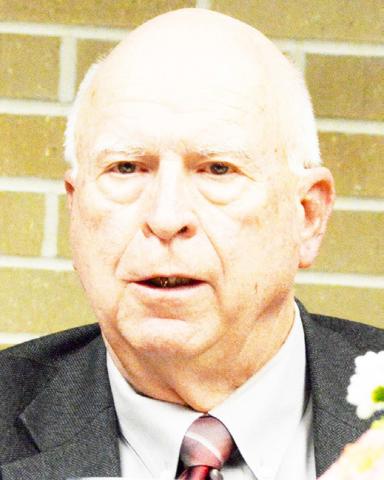 Dr. Glenn Hambrick, interim superintendent, informs the Timpson ISD board of directors about a camera system to be installed in the district’s buses. Zack Clark | Light and Champion