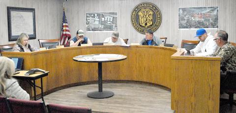 Superintendent Ryan Fuller informs the Joaquin ISD board of directors the procedures necessary to cancel the May 2 school board election due to lack of candidates. Lisa White | Light and Champion