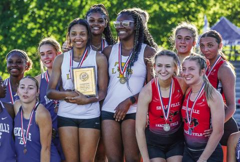 Timpson track team members advance to area round