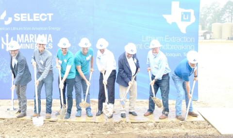 Joaquin lithium plant groundbreaking held