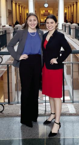 Shelbyville High School seniors, Ava Silva and Aubree Camp competed in the AA U.I.L. State Congress competition held in Austin, Jan. 4-5. After six hours of competition on day one, both girls earned a prestigious spot in the finals. On day two, the top 18 competitors competed in the capitol building. Ava Silva was awarded 2nd place. Shelbyville speech and debate is coached by Emily Sowell and Crystal Harrison.We are Dragon Proud!