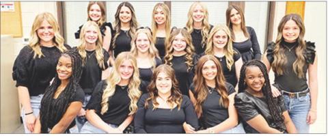 The Shelbyville High School cheerleaders for 2025-26 will be: (front row) Kenadee Lathan-Sr., Jayleigh Jones-Sr., Ella Matthews-Sr. Mascot, Campbell Chase-Sr. and Trinity Mitchell-Sr; (middle) Camille Greer-Sr., Lexi Jackson-So., Heidi Stutts-So., Kyleigh Hendricks-So., Karlee Sowell-So. Mascot and Bailee Bohannon- Sr.: (back row) Sydnee Vaughn-Fr, Preslee Sims-Jr., Carolina Warr-Jr., Cadee Harley-Jr. and Mac Belrose-Fr. Submitted | Light and Champion