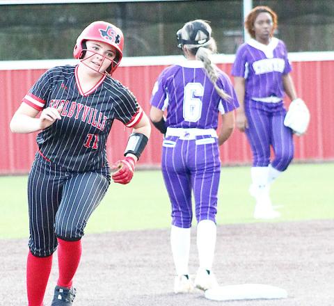The Shelbyville High School Lady Dragons softball team