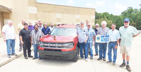 The Center Noon Lions Club is gearing up for its annual Danny Foster Memorial Fundraiser. This year’s grand prize will be a new Ford Bronco Sport 4x4, provided by Center Motor Company. There will also be four tickets drawn for $250 prizes. The drawing will be held Saturday, Oct. 4, at the East Texas Poultry Festival. Tickets are $100 each and only a limited number of tickets will be offered for sale. Contact Buster Bounds for ticket information at 936-598-- 2421. Submitted | Light and Champion
