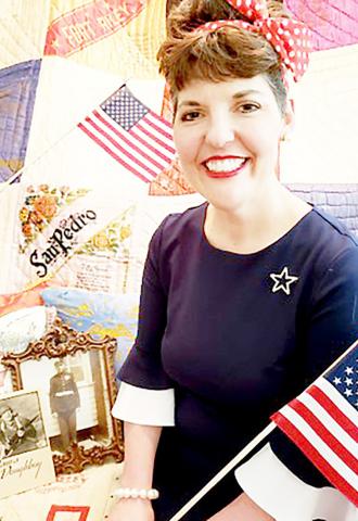 Dr. Shellie O’Neal presented her one-woman patriotic performance for students from Excelsior, Timpson, Shelbyville, Gary and Tenaha schools last week. Submitted | Light and Champion