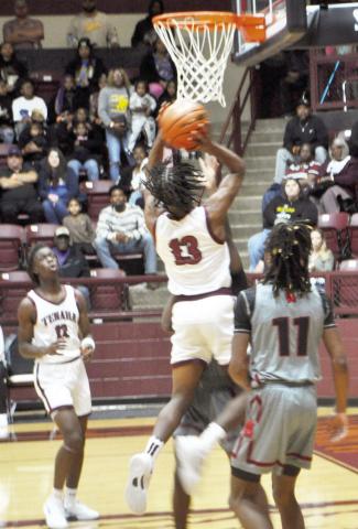 The Tenaha boys put up a fight, but lost to the Neches Tigers in the first round of the Holiday Hoops tournament.