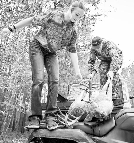 Loving and Carroll spent much of the 2025-26 season manning a ground blind deep in their Harris County lease. The effort paid off with Loving’s first deer, a 12-pointer with a net TBGA score of 164 7/8. Photo courtesy Chris Carroll