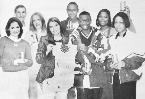 Members of the Student Council at Center High School, under the direction of Melba Gillis, have collected for those in need in Shelby County. They will compete their 9th year of supporting The Empty Stocking Fund 9 a.m. to 2 p.m., Saturday, December 11, at Wal-Mart in Center where the will collect funds. Pictured from back row left, Adam Kimbro, Laura Chandler, Zemansky Moore, Crystal McCollister; front row from left, Ashley Holder, Terri Draper, Derrick Smith, LaTara Nash.
