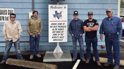 Joaquin welding students visit Bright Coop