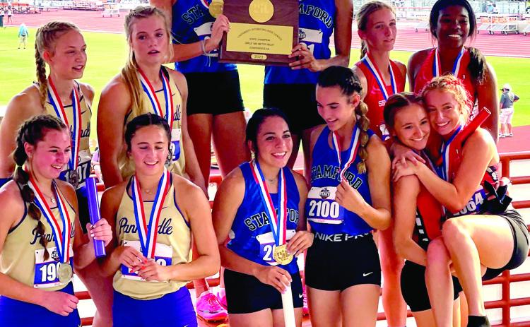 Lady Dragon track team places in state meet