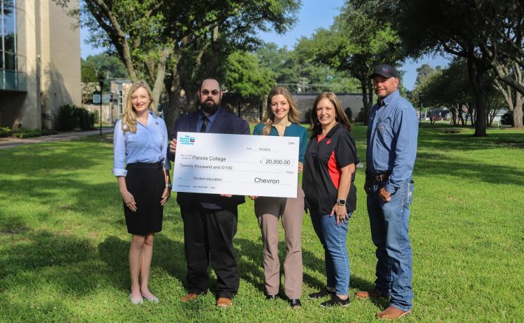 Chevron donates $20,000 to Panola College’s school of energy