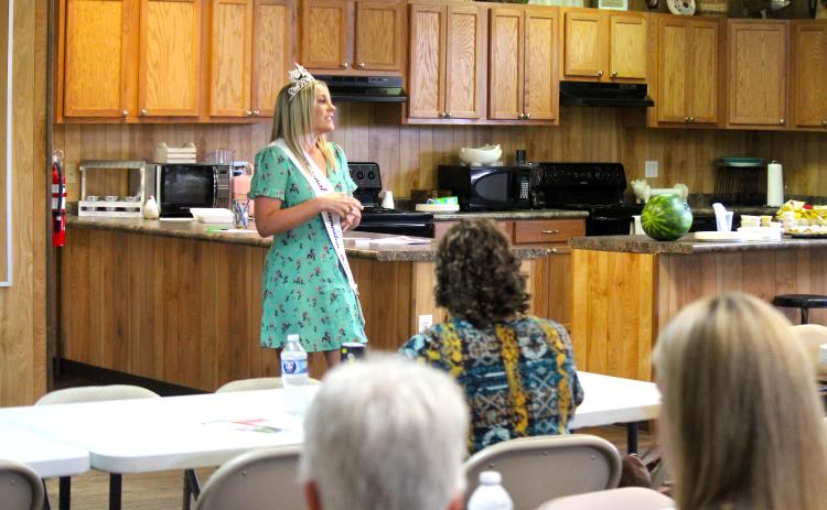 National Watermelon Queen speaks at July Lunch and Learn