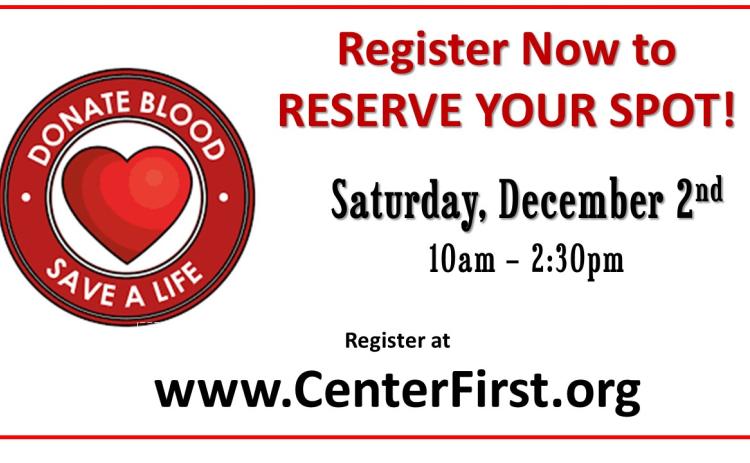 First Methodist Church Blood Drive set for December 2