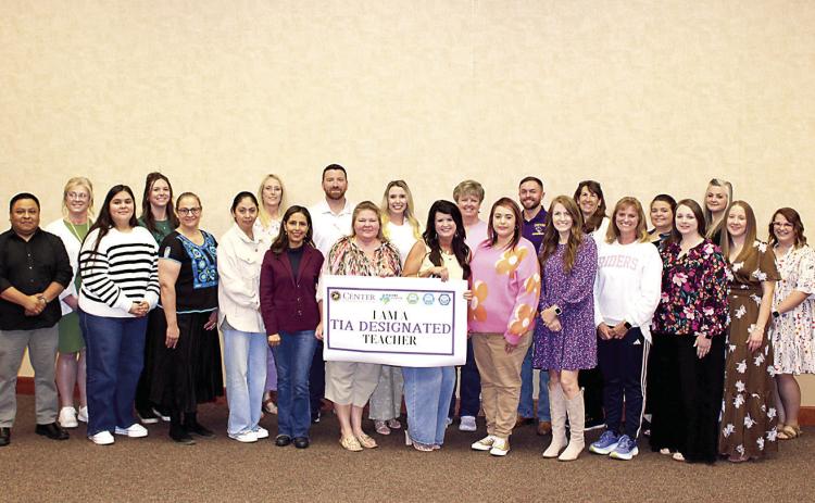 Center ISD recognizes TIA teachers