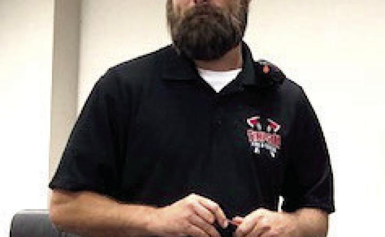 TAGHS speaker: Jason Samford,Training and Safety Officer for the Timpson Volunteer Fire Department. (Submitted Photo)